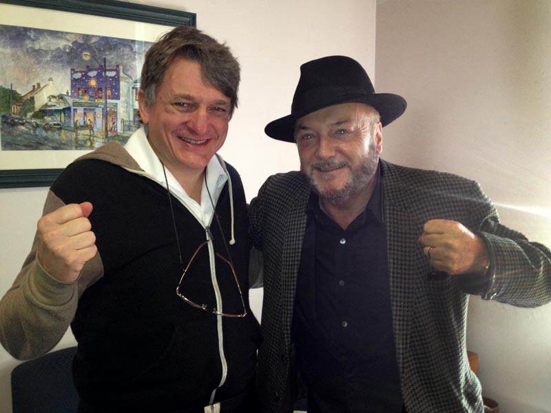 George Galloway and Father Dave - July 2013