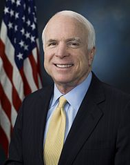 Senator John McCain was not smiling when he met Syrian Church leaders
